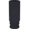 KS TOOLS 515.0955 1/2" Bi hex impact socket, long, 22mm