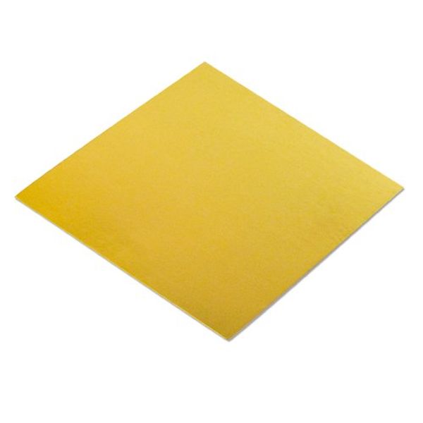 Icing Cookie Mat 3.9 x 3.9 inches (10 x 10 cm), Gold, 20 Pieces, Tomizawa Shoten Paper Tray, Cocotte