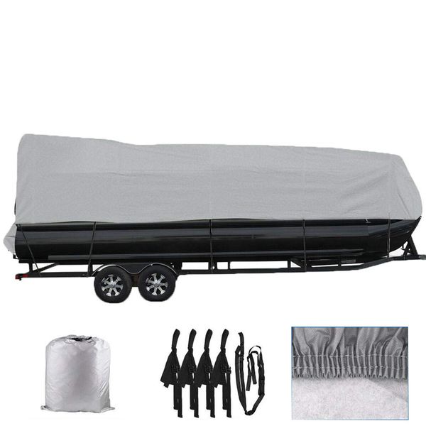 WFLNHB 21-24 Boat Cover Waterproof Trailerable Heavy Duty Pontoon Beam 102