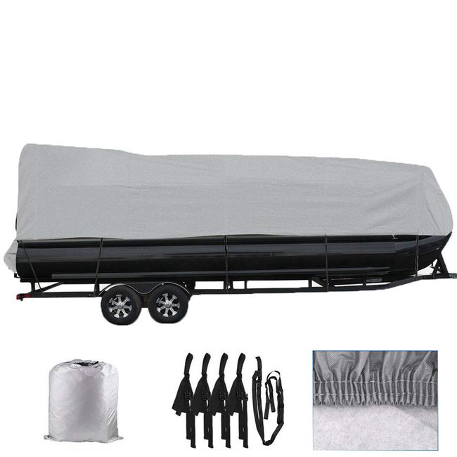 WFLNHB 21-24 Boat Cover Waterproof Trailerable Heavy Duty Pontoon Beam 102