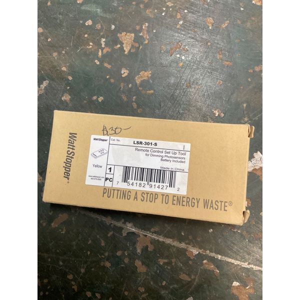 watt stopper remote contrl tool LSR301S yellow