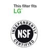 HDX FML-4 Replacement Water Filter / Purifier for LG Refrigerators (2 Pack)