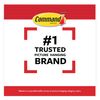 Command Small Refill Hanging Wall Hook Adhesive Strips, No Tools Removable - 64 White Strips