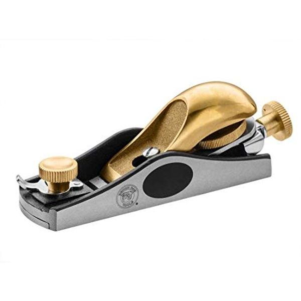 Bench Dog No. 60-1/2 Block Plane – Low Angle Hand Plane - Router Plane w/Adjustable Mouth for Trimming & Adjusting Miters, Joinery, Fitting Doors & Drawers - Wood Plane & Spokeshaves