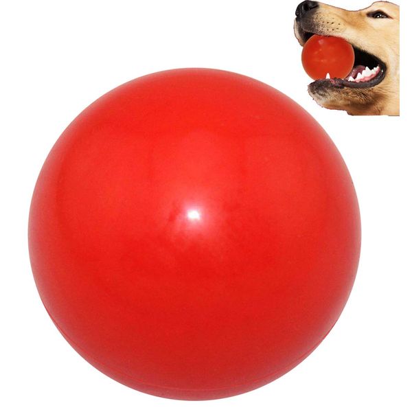 Sunglow Durable Dog Ball for Chewing & Training,Tough Indestructible Dog chew Toy Ball，Solid Rubber Bouncy Ball,Cleans Your Dog's Teeth & Improves Mental Health.