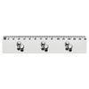 'Boxing Gloves' 15cm (6 Inch) White Plastic Ruler (RL00078097)