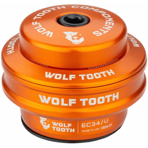 Wolf Tooth EC34/28.6 Upper Headset 16mm Stack Orange