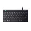 R-Go Tools Compact Break Keyboard - QWERTY (UK layout) - Featuring Break Indicator, Ergonomic Flat design, Wired USB-C/USB-A Connection - Windows/Mac/Linux Compatible