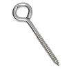 Pack of 10 Eye Screws with Wood Thread 6 x 62 mm