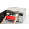 Lékué - Steam Case, Without Tray, silicone Red, 1-2 people, 650 ml