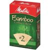 Melitta #2 Cone Bamboo Paper Coffee Filters, 80 Count - 6 Pack