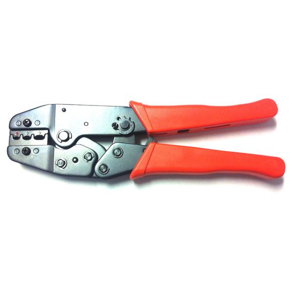 rmsdeal77 Ratchet Crimping Tool for Insulated, Open Barrel Terminals AWG22-18, 16-14, 12-10