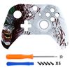 eXtremeRate Clown HAHAHA Patterned Front Housing Shell Case for Xbox One S/X Controller, Soft Touch Faceplate Cover Replacement Kit for Wireless Controller (Model 1708) - Controller NOT Included