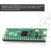 SB Components Raspberry Pi Pico 2 with Soldered Header Powered by Raspberry Pi Pico RP2350 Microcontroller Development Board with Pre-soldered Headers