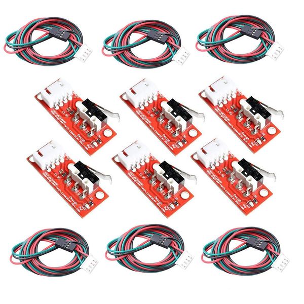 GTIWUNG End Stop Switch Limit Switch 3D Printer Accessories with Cable 6 Sets Mechanical Optical Limit Switch End Stop Lamp Cable for Makerbot Prusa Mendel Reprap Cnc Mega 2560 1280 Ramps 1.4 Lkb01