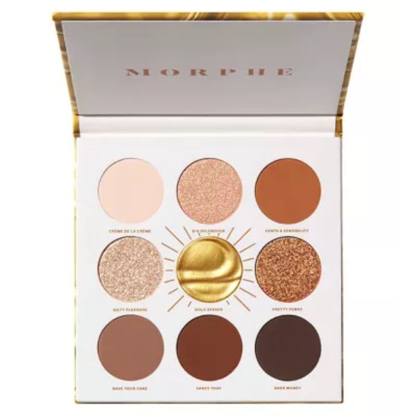 Morphe 9 Pan Gold Seeker Artistry Palette