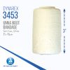 Dynarex Unna Boot Bandage, Individually Packaged, Provides Customized Compression as Treatment for Leg Ulcers with Zinc Oxide, Soft Cast, White, 3” x 10 yds, 1 Unna Boot Bandage