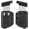 2-Pack Universal Mag Carrier IWB/OWB Magazine Holster Fit 9mm/.40 Single Stack Magazines