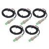 Pack of 5 Inductive Proximity Sensor, NPN NC Proximity Sensor, Inductive Proximity Sensor, Inductive Switch, M12 NPN, Normally Closed Proximity Sensor, multicoloured