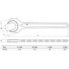 BGS Single Open-Ended Spanner, 34236