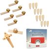 BRUBAKER Full Pyramid Fan Replacement Kit for 18" & 24" Pyramid + Red Candles