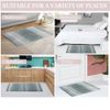 100% Cotton Gradiation Collection Machine Washable 3-Pcs Set with Contour, Gray