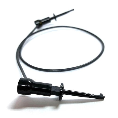 E-Z-HOOK Micro-Hook 12" Test Lead Jumper (22 AWG PVC - 12" Long) - Set of 10: Assorted Colors (204XM-12-S)