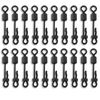 Bank Tackle Size 8 Clam Lock Quick Change Swivels (x 20 Pack)