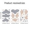 Fujitoya Cloud Sticker, Stick, Cloud, Peel and Stick Wall Decor