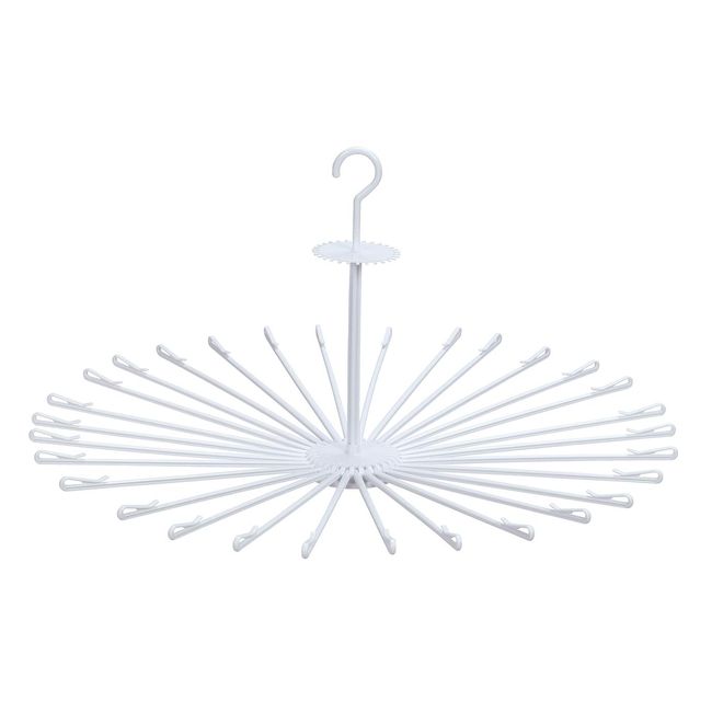 Kokubo KL-125 White Parasol Hanger - 30 Hooks