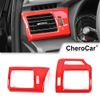 Red Dashboard Air Conditioner Vent Outlet Panel Trim Cover Frame for 4Runner 10+