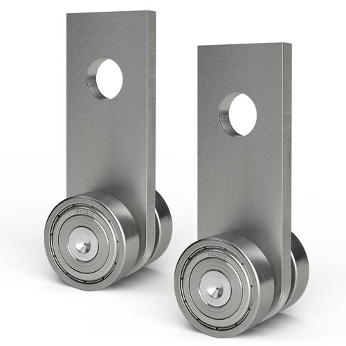 Trolley Assembly,2 Wheel Trolley Rollers for Use with 1-5/8" Wide and All 1-5/8" or Taller Strut Channel (Pack of 2)…