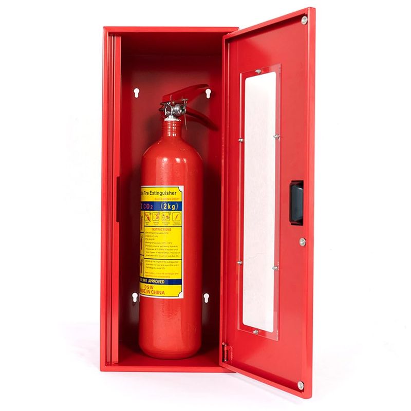 Fire Extinguisher Storage Box Medium Size - Wall Mounted Fire ...