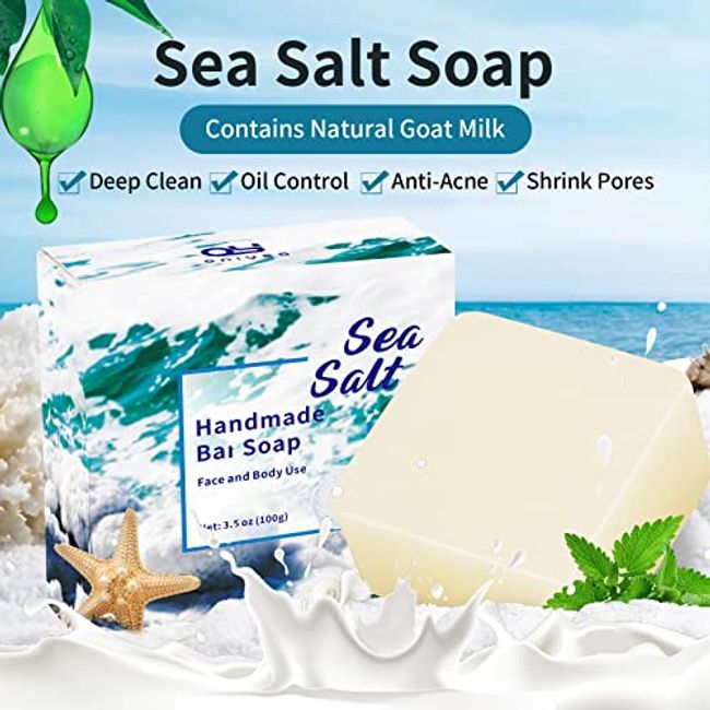Deep Sea Goats Milk, Natural Soap For Men