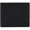Lacoste Men's Classic Medium Bill Wallet, Black