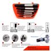 Sivitec 6PCS Screw Extractor Easy out Drill Bits Guide Broken Damaged Bolt Remover