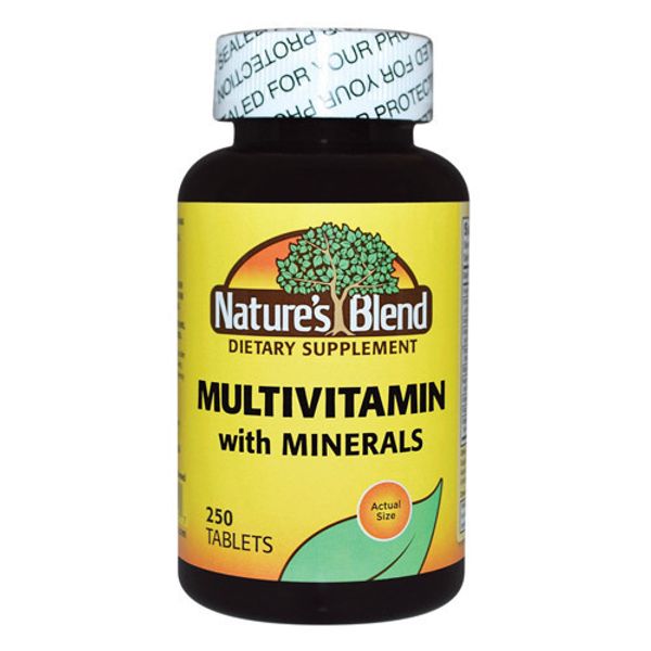 Multi-Vitamin With Minerals 250 Tabs By Nature's Blend