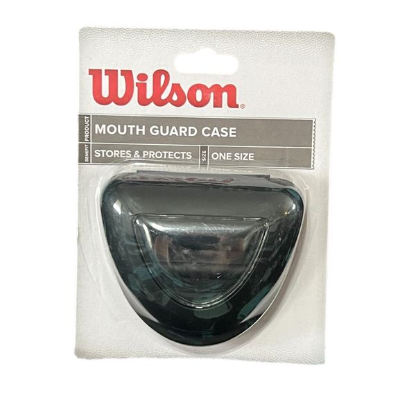 NEW! Wilson Mouth Guard Case One Size Black