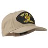 e4Hats.com WW2 Veteran Military Patch Cap - Khaki OSFM