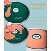 2 Fruit Leather Silicone Dehydrator Sheets with EDGES - NON-Toxic for Nesco