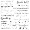 Everjoy Realistic Inspirational Quotes Words Temporary Tattoos - 20 Individual Line Pcs Waterproof Tattoos for Women and Men