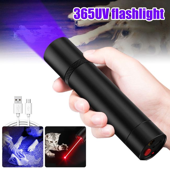 1/2pcs Mini Thin Flashlight Tactical Police Shoulder Light USB Type