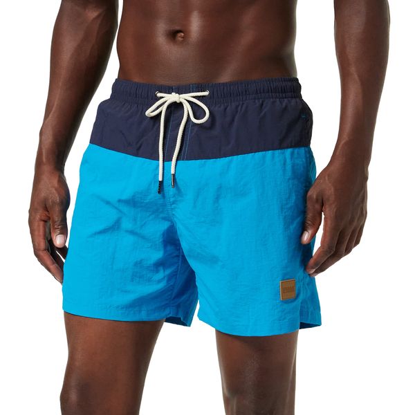 Urban Classics Herren Badehose Block Swim Shorts nvy/tur M