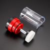 sourcing map Bee Queen Marker Bottle, Plastic Portable Queen Bee Cage Beekeeper Tool for Beekeeping Equipment Red