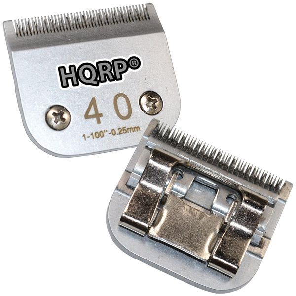 HQRP Size-40 Clipper Blade for Andis AGCL 23170 AGCL 23175 AGCL 23225 AGP 27370