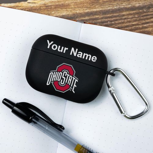 AFFINITY BANDS Ohio State Buckeyes Custom Name HD Case Cover Compatible with Apple AirPods Pro (Black)