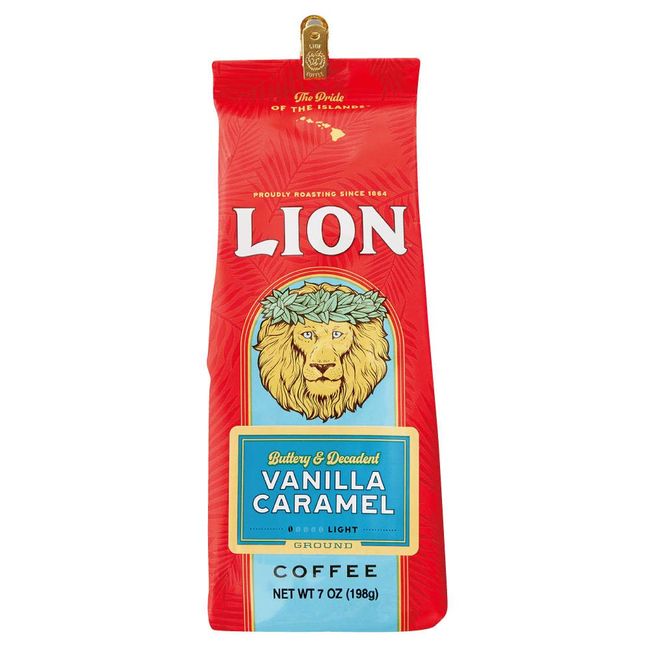 Lion Coffee, Vanilla Caramel, 6.7 oz (198 g) (Powder)