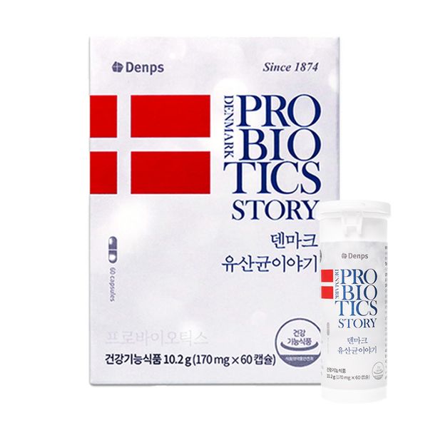 Denps Danish Lactobacillus Story + Material Store Mask Set, 60 capsules, 6 packs