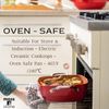 Copper 5 Piece Set Chef Cookware, 9.5” Non Stick Pan, Deep Square Pan, Fry Baske
