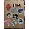 50pc Motorcycle Graffiti Assorted Stickers.  PVC material & Glossy. Big sizes.